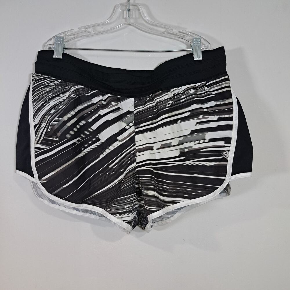 Tek Gear Dry Tek Black and White Performance Running Shorts Women's Large